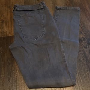 MOSSIMO Women's Curvy Skinny Premium Denim Jeans Gray Size 6 Fit 4